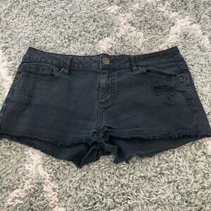 Women's Distressed Denim Shorts